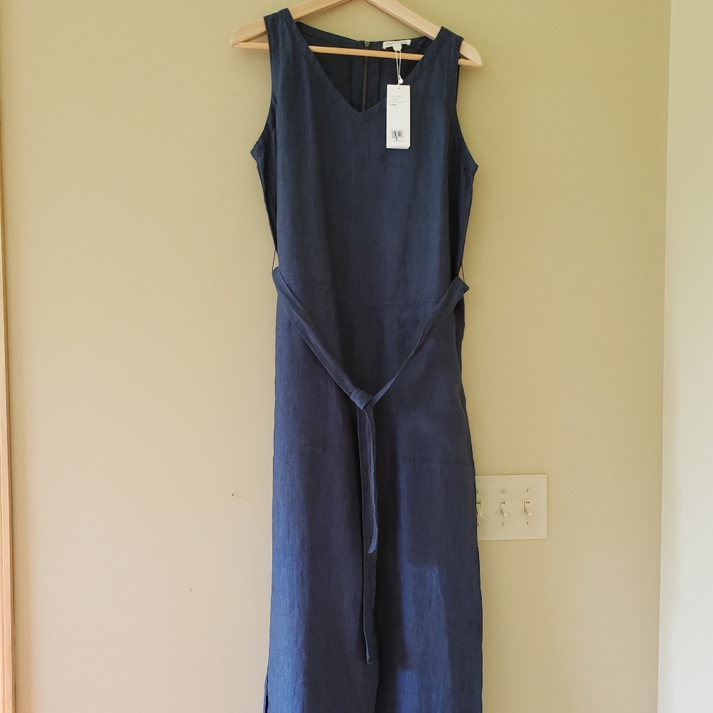 EILEEN FISHER linen jumpsuit NWT
